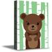 Awkward Styles Bear Canvas Art Forest Decals for Kids Room Ready to Hang Artwork Baby Boy Room Decoration Baby Girl Room Printed Decor Funny Bear Poster Stretched Canvas Artwork Bear Lovers Gifts