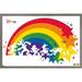 Disney Mickey Mouse & Friends - Rainbow Wall Poster 22.375 x 34 Framed