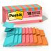 Post-itÂ® Dispenser Pop-up Notes 3 in. x 3 in. Poptimistic Collection 18 Pads/Cabinet Pack 100 Sheets/Pad