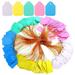 AURORA TRADE 100 PCS Plastic Plant Labels Waterproof Plant Tags Markers Colorful Nursery Garden Labels Plant Marking Tags Hanging Tags with String Price Tags for Pots Herbs Flower