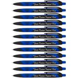 Your Name Custom Printed on our Bentley Rubberized Two-Tone Soft Touch Ballpoint Pen a stylish premium pen black ink medium point. Box of 12 - PERSONALIZED FREE