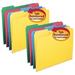 Smead File Folders Reinforced 1/3-Cut Tab Letter Size 4 Assorted Colors 12 Per Box 2 Boxes