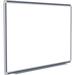 Ghent 48 x120 Aluminum Frame Ceramic Magnetic Whiteboard - Blue Trim