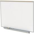 Ghent s Ceramic 4 x 6 Premium Mag. Whiteboard with 1 Maprail in White