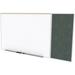 Ghent s Ceramic 4 x 8 Rubber Bulletin & Mag. Whiteboard C-Set in Speckled Tan