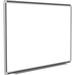 Ghent 36 x48 Aluminum Frame Ceramic Magnetic Whiteboard - Black Trim