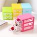 Sunjoy Tech Desk Organizer with Drawer Desk Storage Box Containers Plastic Office Stationery Supplies Organizers Desktop Jewelry Cosmetics Organizer for Office School Home