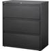 LorellÂ® 36 W x 18-5/8 D Lateral 3-Drawer Letter/Legal File Cabinet Black