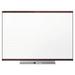 Quartet TE547MP2 Prestige 2 Total Erase 72 in. x 48 in. Whiteboard - White/Mahogany