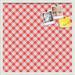 PinPix 24x24 Custom Cork Bulletin Board Argyle Red Poster Board Has a Fabric Style Canvas Finish Framed in Argyle Red by ArtToFrames (PinPix-646)