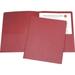 SKILCRAFT NSN5122415 Double Pocket Portfolio 25 / Box Red