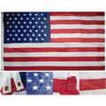 USA 49 Star Stars Linear Premium 3x5 Nylon 210D Embroidered Sewn Flag Banner