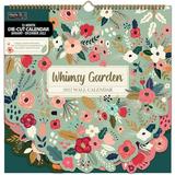 Whimsy Garden FC 12X12 Diecut Spiral Calendar