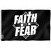 Anley 3x5 foot Faith Over Fear Flag - Bible Jesus Flags