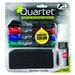 Quartet EnduraGlide Dry-Erase Kit Chisel Tip Dry-Erase Markers Eraser Spray