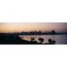 Silhouette of buildings at the waterfront San Diego San Diego Bay San Diego County California USA Poster Print (18 x 6)