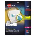 Avery-1PK Vibrant Laser Color-Print Labels W/ Sure Feed 1 1/4 X 3 3/4 White 300/Pack