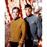 Kirk Spock Star Trek Tos Poster 16in x 24in 16x24 Multi-Color Square Adults Western Graphic