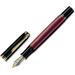 Pelikan Souveran M400 Fountain Pen - Black & Red Gold Trim - Fine Point