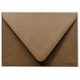 Contour Euro Flap Kraft Grocery Bag Brown 100 Boxed A6 -70lb Envelopes (4-3/4 x 6-1/2) for Invitations Announcements Weddings by The Envelope Gallery