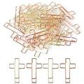 Mr. Pen- Cross Paper Clips 35 Pack (Gold and Rose Gold Color) Bible Paper Clips Journaling Paper Clips Bible Study Supplies Christian Journaling Supplies Bible Journaling Items Bible Clips