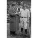 Playwright H.H. Van Loan Taking Notes As He Talks With Babe Ruth In 1924. Van Loan Co-Wrote The 1926 Broadway Play History (24 x 36)