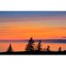 Canada Prince Edward Island West Cape. Trees silhouetted by water at dusk. Poster Print by Jaynes Gallery (24 x 36)