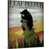 Great Big Canvas 'Leaf Peeper' by Ryan Fowler Graphic Art Print in Green | 20 H x 16 W x 1.5 D in | Wayfair 1421087_1_16x20