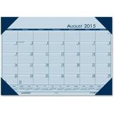 House of Doolittle Compact Academic Desk Pad Academic - Daily Weekly Monthly Yearly - 1 Year - August 2021 till July 2022 - 1 Month Single Page Layout - 18 1/2 x 13 Blue Sheet - 1.87 x 2.25 Blo
