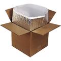 Foil Insulated Box Liners 6 x 6 x 6 Inches. 10 Pack Insulated Shipping Boxes for Frozen Food. Self-Seal Insulated Boxes for Shipping Food. Leakproof Insulated Shipping Containers