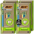 BIC Ecolutions Mechanical Pencils 81% Recycled Plastic Assorted Color Barrels 96-Count Quality Pencil for Writing