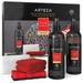 Arteza Chalkboard Cleaner Set with 2 Cleaner Solutions 2 Magic Sponges Microfiber Towel and a Magnetic Eraser for School