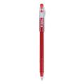 Pilot FriXion ColorSticks Erasable Gel Pen Clipless Stick Fine 0.7 mm Red Ink Red Barrel Dozen