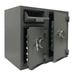 2 Door Cash bag Depository Drop Safe with Digital Lock and Backup Key