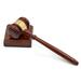 GavelsFast Wooden Gavel Set and Sound Block for Judge Lawyer Auction