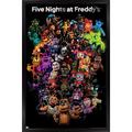 Five Nights at Freddy s: Special Delivery - Collage Wall Poster 14.725 x 22.375 Framed