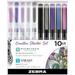 Zebra ZEB10015 Sarasa Pens & Mildliner Creative Starter Kit Multi Color - Pack of 10