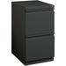 LorellÂ® 19-7/8 D Vertical 2-Drawer Mobile Pedestal File Cabinet Charcoal