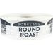 Shiny Silver & Black Boneless Round Roast Grocery Store Food Labels | .75 x 1.375 inch - 500 Pack | InStockLabels.com