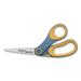 Westcott Non-Stick Titanium Bonded Scissors 8 Long 3.25 Cut Length Gray/Yellow Bent Handle