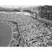 1940s-1950s Large Crowd Yankee Stadium Bronx Nyc Bleachers Advertising Signs Around The Stadium York City Ny Usa