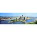 Daytime Skyline With The Delaware River Pittsburgh Pennsylvania USA Poster Print (18 x 6)