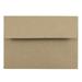 JAM 4Bar A1 Envelopes 3.6x5.1 Brown Kraft 50/Pack Brown Kraft Recycled