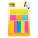 Post-itÂ® Combo Pack Assorted Sizes & Colors 1 Pad 50 sheets 3 in. x 4 in. Notes 3 Pads 50 sheets 7/8 in. x 2 7/8 in. and 5 Pads 50 sheets 0.5 in. x 1.75 in. Pagemarkers 450 sheets total