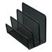 ZPAQI Black Metal File Holder 3 Sections File Organizer for Desk Organizer Translucen File Sorter File Folder Holder Mail Organizer Letter Holder for Envelopes Mail Electronics