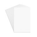 Staples Notepads 4 x 6 Unruled White 100 Sh./Pad 12 Pads/PK 163444