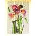 Art N Wordz Iris Flower Bouquet Original Dictionary Sheet Pop Art Wall or Desk Art Print Poster