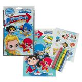 12 Pack DC Super Friends Play Pack- crayon sticker sheet & coloring book