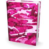 Eucatus Jumbo 9 x 11 Nylon Pink Camo Stretchable Book Covers Cool Print Book Sox 1 Ct