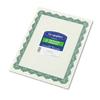 Geographics-2PK Parchment Paper Certificates 8.5 X 11 Optima Green With White Border 25/Pack